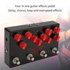 Synthesizer Guitar Pedal Delay Chorus Loop Overdrive Accessory Multi-Effects 4-in-1