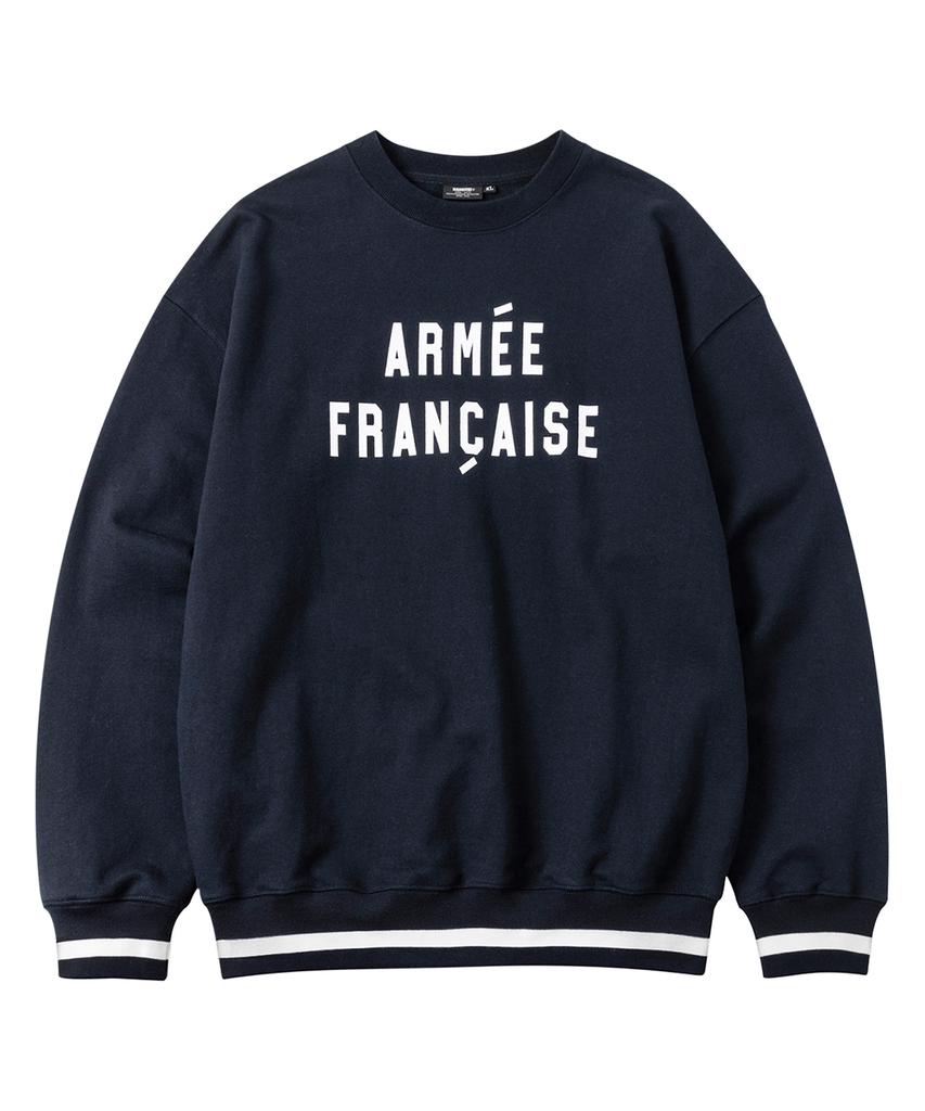 Kaneitei Armee Francaise Свитшот с круглым вырезом (военно-морской флот)