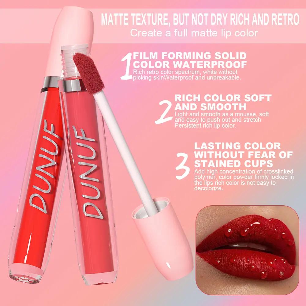 Dunuf 3 Supports a Long-Lasting Matte Lip Gloss.