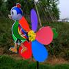 Colorful Cartoon Windmill Plastic Cartoon Children Toys  Garden Yard Decor