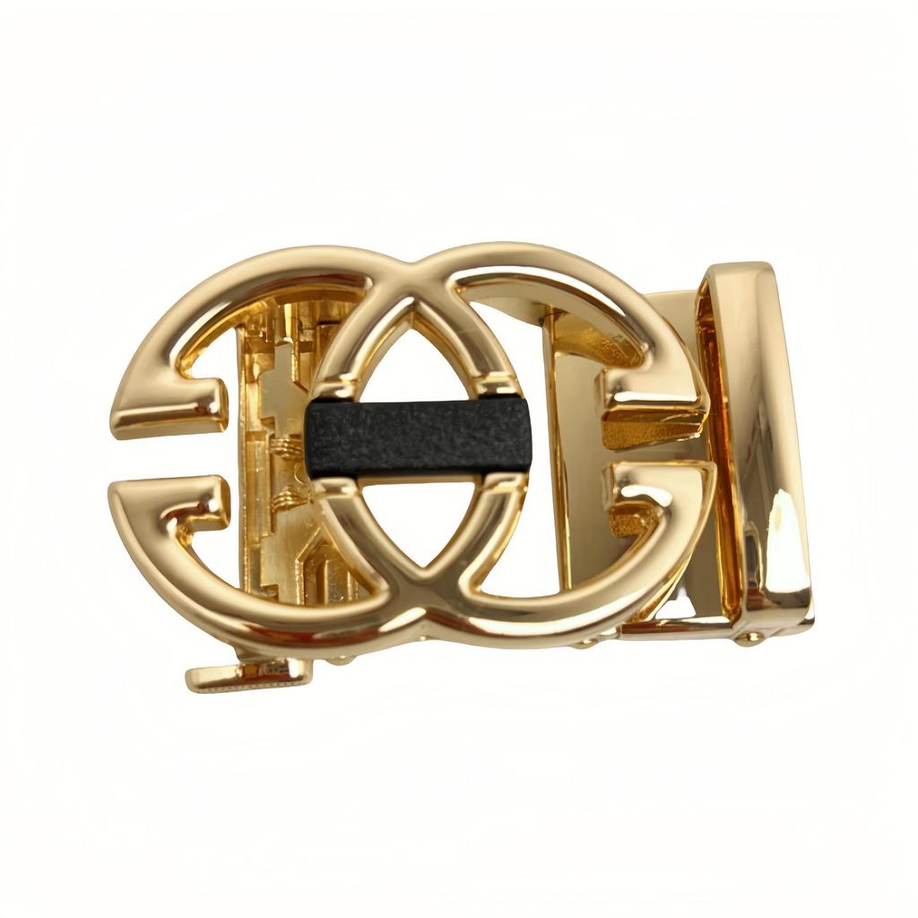 Agate Gemstone Rhinestone Automatic Belt Buckle, 3.5mm Inlaid, Single Head for Pants