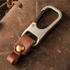 Genuine Leather Business Key Ring Leather Keychain Car Keychain Car Key Holder Keys Organizer