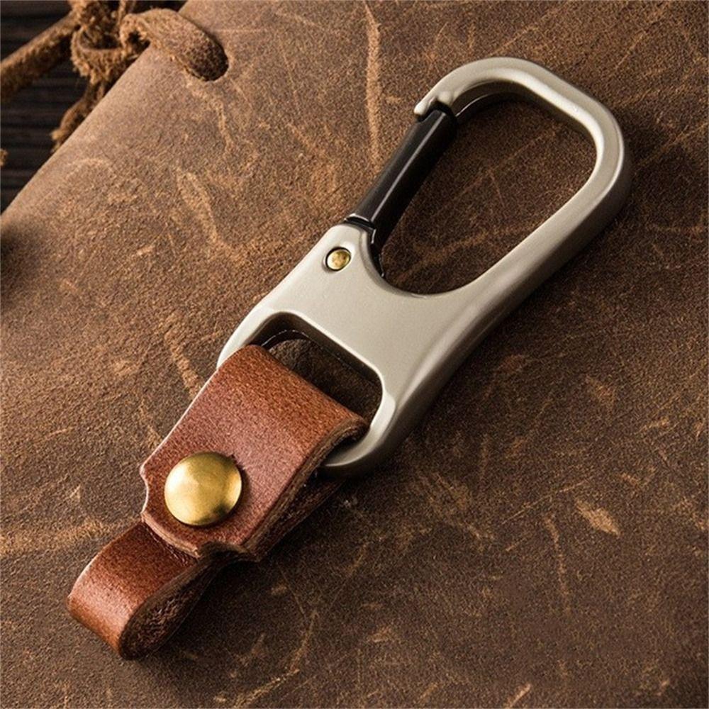 Genuine Leather Business Key Ring Leather Keychain Car Keychain Car Key Holder Keys Organizer