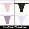 4PCS/Set  Adjustable Waist Sexy G-string Panties Cotton Women's Underwear Girl Female Pantys Bikini Lady Thongs Lingerie