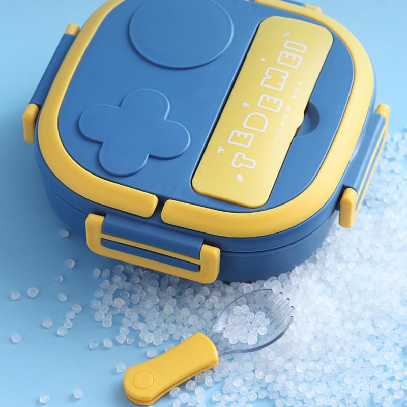 550ml Portable Bento Box Robot Shaped 304 Stainless Steel Lunch Box Outdoor Camping Picnic Food