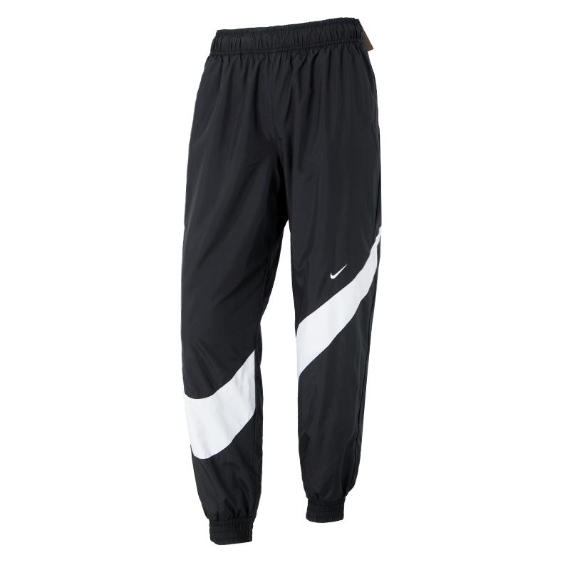 Nike Comfortable Stylish Versatile Knitted Sports Pants Women Bottoms Black HM8977-010