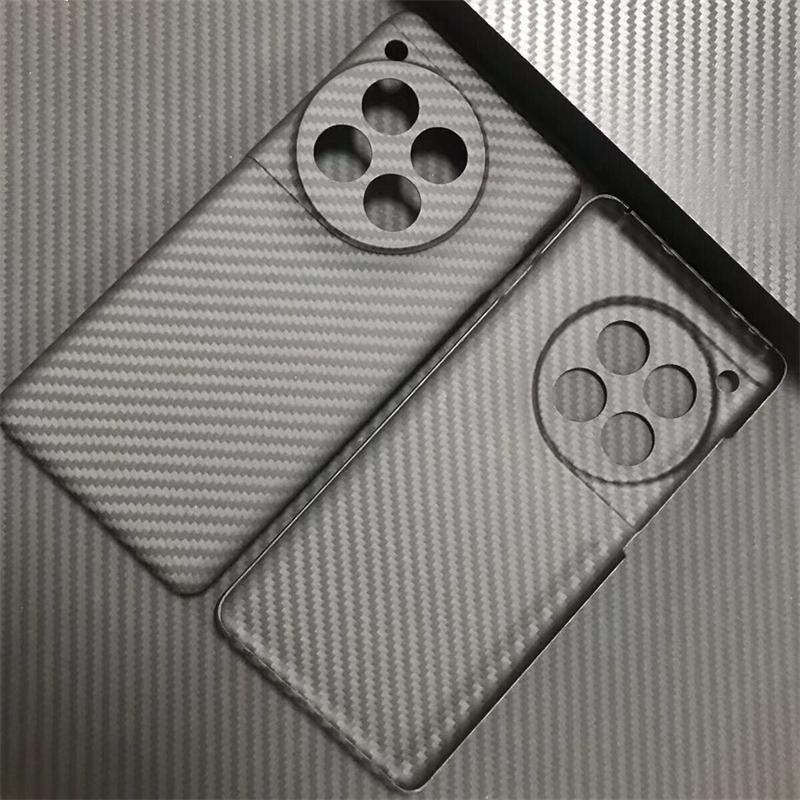 Чехол из углеродного волокна для OnePlus 12 Чехол Матовый Тонкий Жесткий Задняя крышка телефона Для For One Plus 12 5G OnePlus12 Арамидная оболочка Бампер