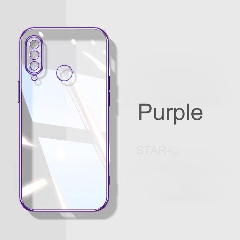 Роскошный прозрачный чехол-бампер с покрытием для Huawei P30 Lite P20 P40 P50 Pro Mate 20 P 30, силиконовая прозрачная задняя крышка P30lite P30pro