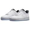 Nike Air Force 1 07 SE Chrome Pack — белые женские кроссовки металлик-серебристый черный DX6764-100