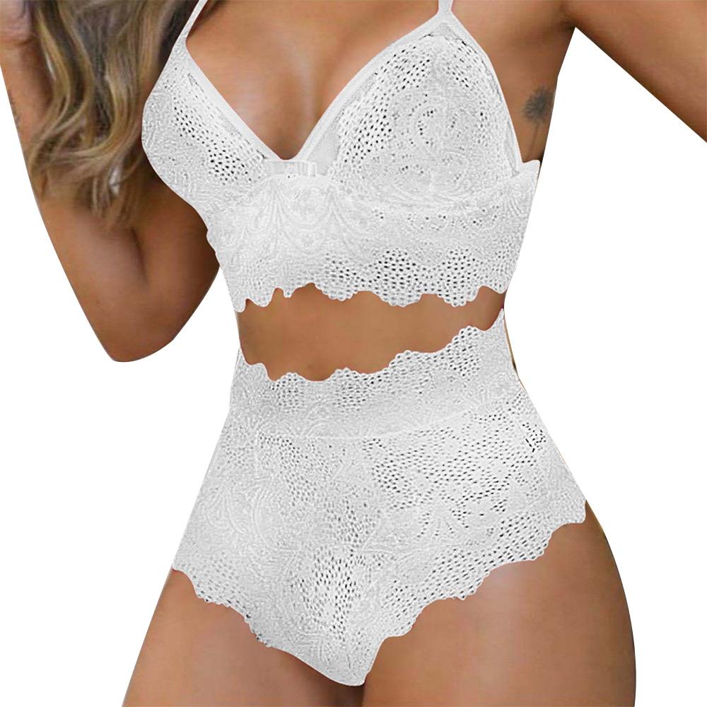 Lapa Женское кружевное нижнее белье с ремешками, бюстгальтер, сексуальное нижнее белье, шорты, трусики, 2 шт., одежда для сна, ночное белье