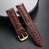 20mm 22mm Crocodile Pattern Design Leather Watch Strap 12/14/16/18/19/21mm Universal Watchbands Casual Business Wristwatch Band