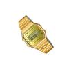 Casio Серия VINTAGE-A168 ретро классические маленькие квадратные кварцевые часы с ремешком из смолы японско-корейские часы мужские часы золотой циферблат A168WEGM-9