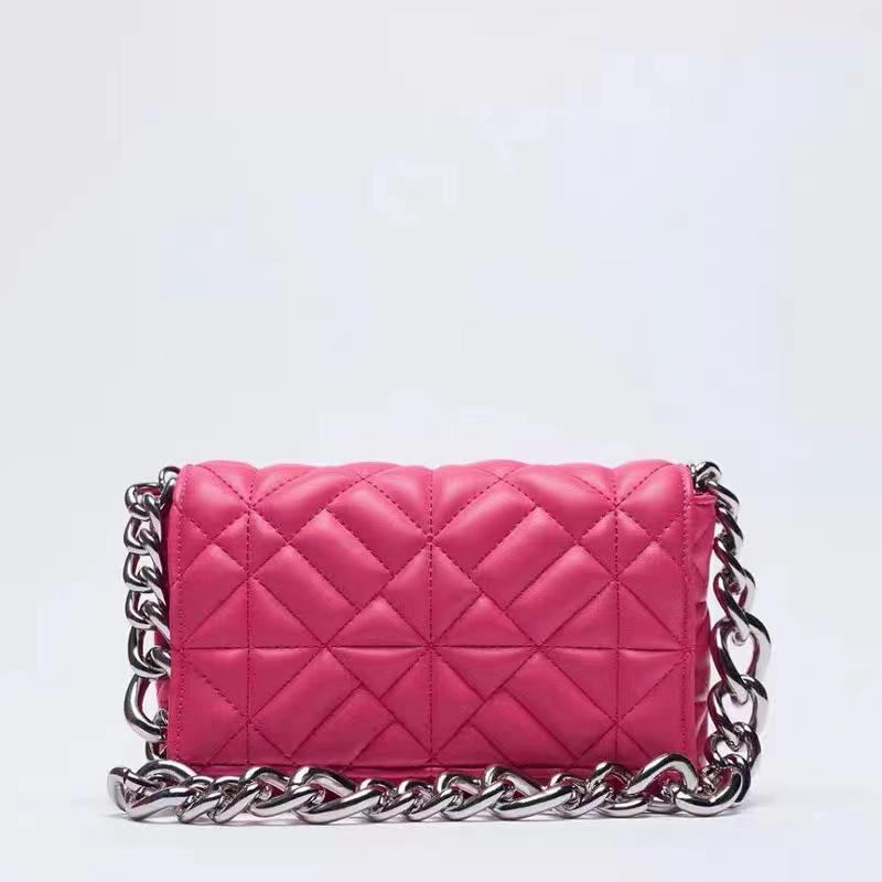 Сумка Z's 2024 Diamond Quilted Chain – стильная вышитая сумка через плечо
