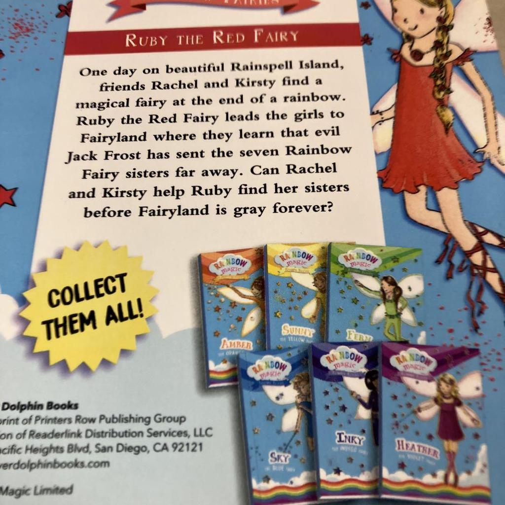 [Б/У] RAINBOW magic-РАДУЖНЫЕ ФЕИ набор из 6 книг