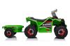 XMX630T Green Battery Quad Bike With Trailer