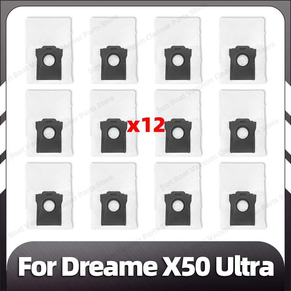 Совместимость с Dreame X50 Ultra: сменная основная боковая щетка, фильтр HEPA, насадки для швабры, пылесборники, запасные части, аксессуары