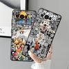O-One Pieces Luffys Black Soft Shell Phone Case for Google Pixel 8a 7a 10 9 Pro XL 6a 6 7 8 Pro 9a