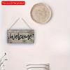 2d Flat 20*10cm, Wooden Home Decor, Welcome Signs, Creative Decorative Signs, for Home, Kitchen, Garden, Bedroom, Bar Decor.