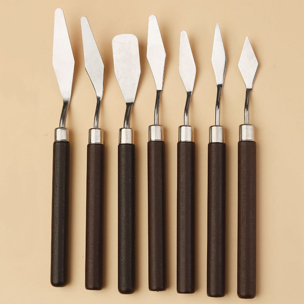 Палитра-скребок для масляной живописи из нержавеющей стали, Художественный скребок-палитра, Шпатель, Студент