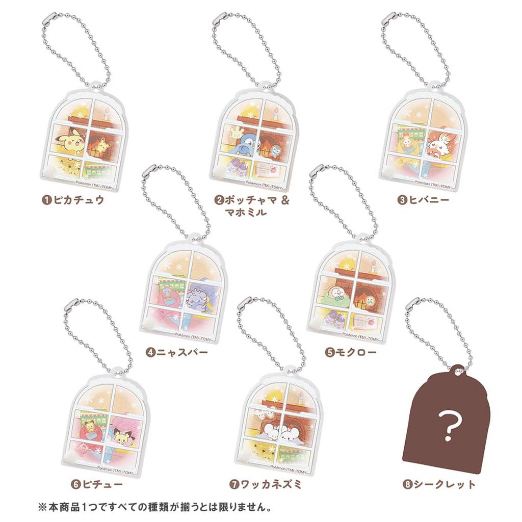 Акриловая коробка для коллекционных подвесок Pocket Monster Pokemon Poke Piece Moving ~Уютная зима~