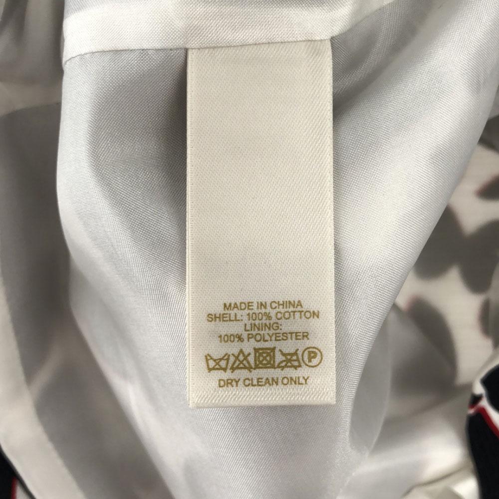 Kate Spade Сплошной узор с бабочками Однотонное платье без рукавов Застежка-молния сзади Женское Б/У