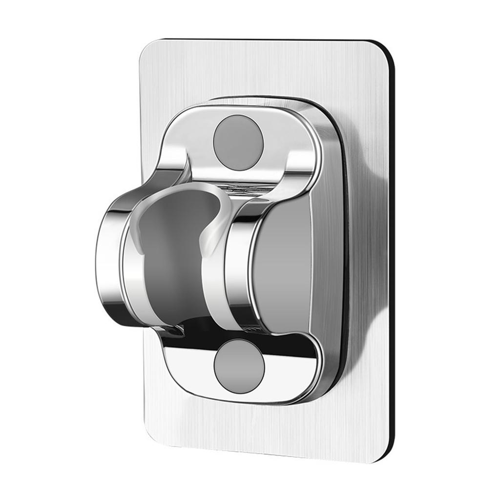 Кронштейн для душевой лейки Сильный клей Регулировка угла Без сверления Держатель душевой лейки для ванной комнаты