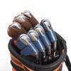 Чехлы для головок клюшек для гольфа Driver Fairway Wood Hybrids, чехлы для клюшек для гольфа из искусственной кожи, чехлы для клиньев для любителей гольфа