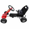 Kart à pédales - VIDAXL - Rouge - Pour enfants de 3 à 5 ans - Axe oscillant