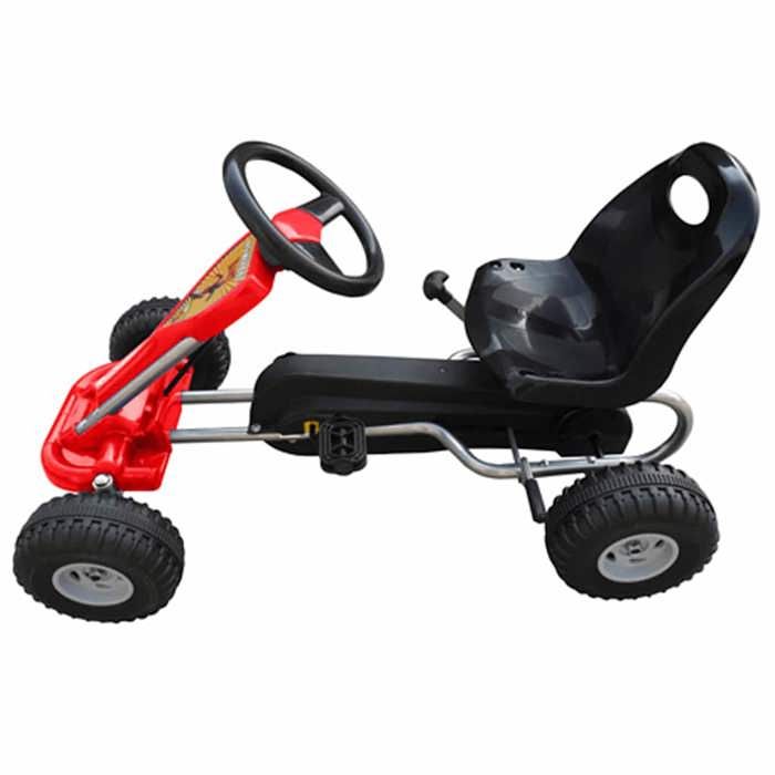 Kart à pédales - VIDAXL - Rouge - Pour enfants de 3 à 5 ans - Axe oscillant