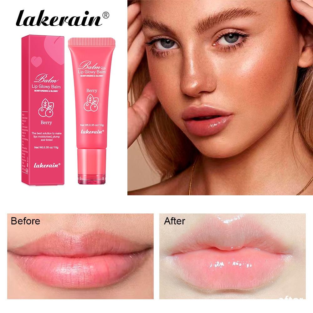 Lakerain New Lipstick Lip Balm Увлажняющий, увлажняющий, увлажняющий, бальзам для губ с маслом для губ от омертвевшей кожи
