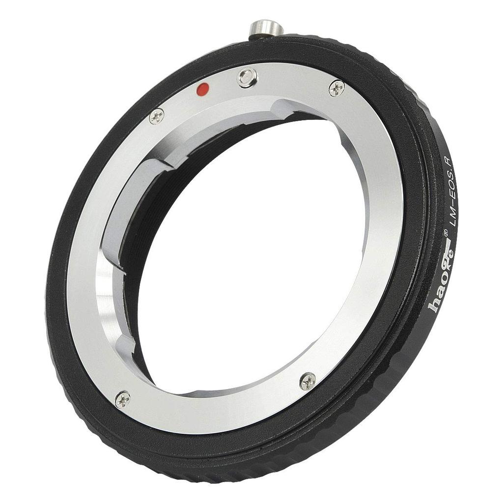 Haoge Manual Lens Mount Adapter for Leica M Zeiss and Voigtlander VM Lenses To Canon RF Mount Including the Canon EOS R LM, ZM, Cameras,