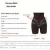 Women Sexy Leg Harness Garter Belt Leather Lingerie Bdsm Bondage Thigh Garter Gothic Fetish Clothing Festival Rave Outfit