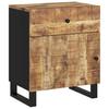 Nightstand 50x33x60 cm Solid Mango Wood & Engineered Wood