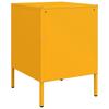 Nightstand Mustard Yellow 36 x 39 x 50.5 cm Steel
