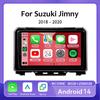 9" Android 14 Carplay автомобильное радио для Suzuki Jimny 2018 2019 2020 навигация GPS мультимедийный плеер стерео BT DSP WIFI+4G авто