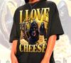 I Love Cheese Skeleton Shirt - Meme Tshirt,Funny Friend Shirt,Sarcastic Adult Humor Tee