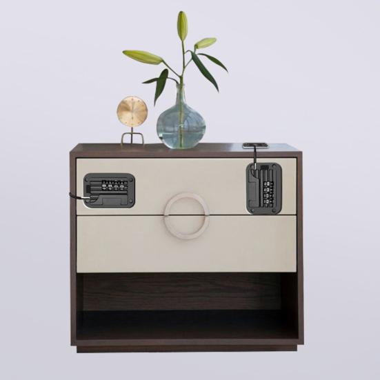 Замок двери морозильной камеры холодильника с регулируемой паролем конструкцией, установка без инструментов, простая установка, замок двери холодильника с защитой от детей