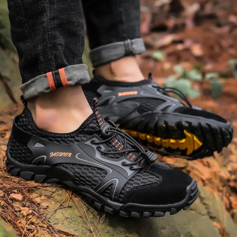 Мужская обувь большого размера с пятью пальцами для пешего туризма на открытом воздухе и сплава по рекам - Летний тренд, стиль для плавания