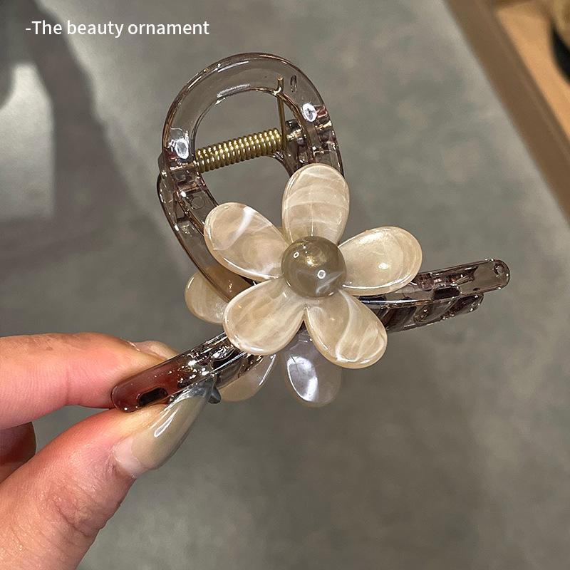 2023 Новая корейская заколка-цветок для волос - средняя заколка-акула для женщин