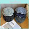 Denim Beret Retro Hat Short Brim Duckbill Cap For Women Casual Wear Street