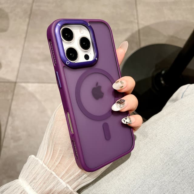 Для iPhone 16 Pro Max Высококачественный Роскошный Магнитный Силиконовый Чехол-Рамка Magsafe для iPhone 11 12 13 14 15 16 Plus Матовый Защитный Чехол