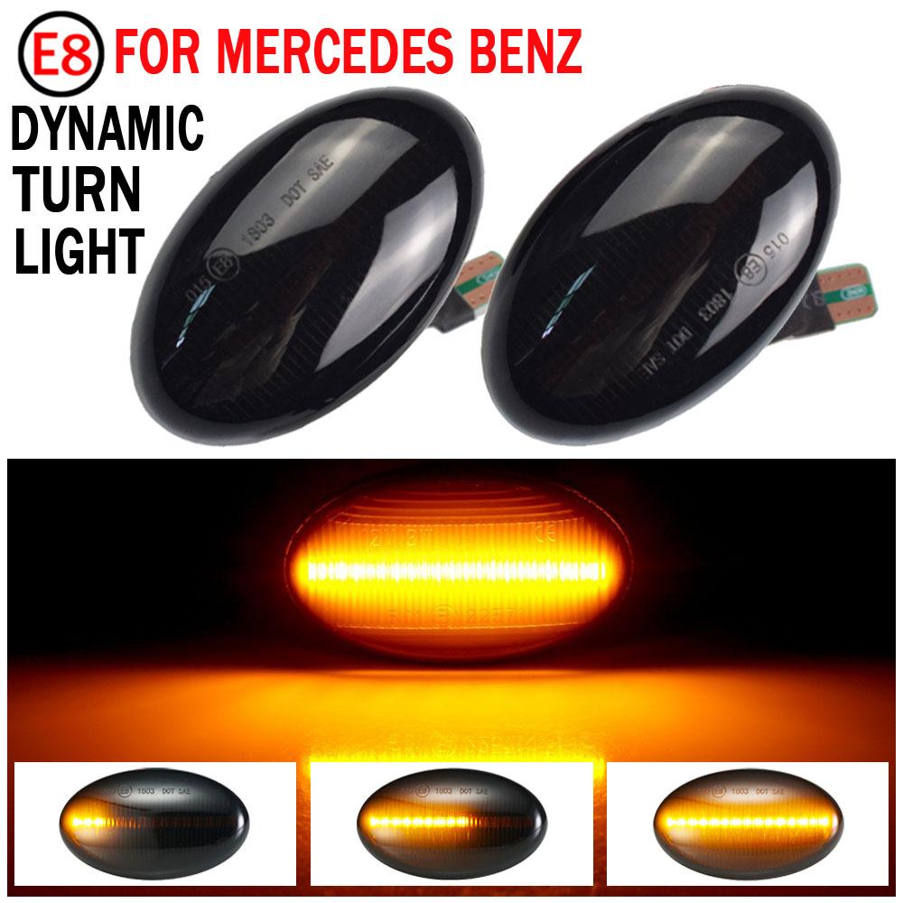 LED Turn Signal Repeater Lamp Dynamic Side Marker Light for Smart W450 W452 Mercedes Benz A-Class W168 Vito W639 W447 Citan