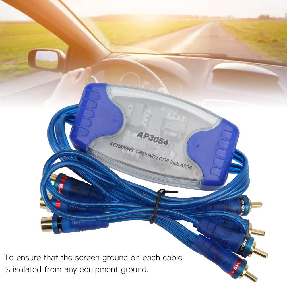 4 Channel Ground Loop Isolator Line Filter Isolator Car Amplifier Filter Car Audio