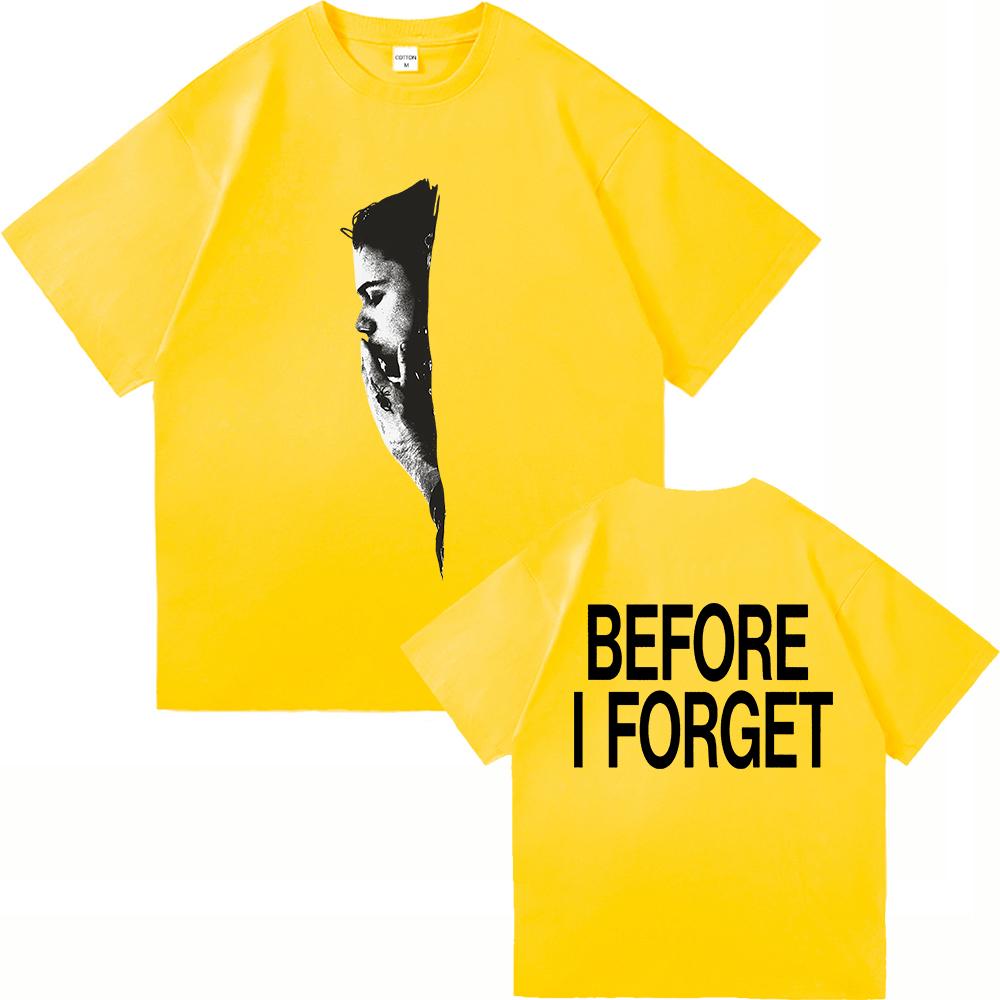 The Kid Laroi Before I Forget Tee Shirt 2026 New Album Menwomen Clothing Harajuku High Quality Tops TShirts Vintage