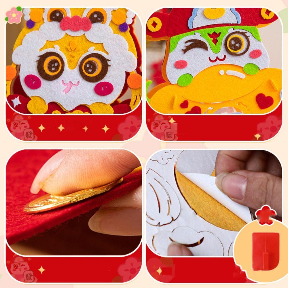 Luminous Snake Year Lantern Handmade Lantern Material Package  Kindergarten