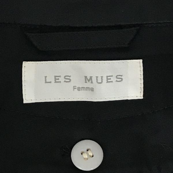 Les Mues Padded Trench Coat Outer Detachable Liner Women SS Black