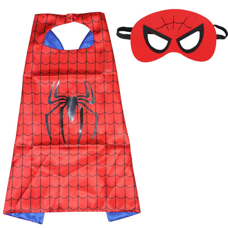 Turtle Superhero Ninja Cape Cloak Eye Mask Kid Halloween Cosplay Costume Party