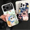 Милый Цветочный Платок Котенка Мягкий Чехол для Телефона для iPhone 15 16 17 Pro Max 17Air 16E 14 Plus 13 12 Mini Ударопрочный Чехол Задняя Крышка