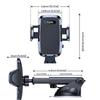 TOPK 360° Car Phone Holder Phone Holder Car Universal Dashboard Air Vent Automobile Cell Phone Mount For iPhone Smartphones