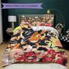 Haikyu!! Anime Pattern Bedding uilt Set uilt Cover Pillowcase Home Decoration Birthday Gift (1 * duvet cover + 2 * pillowcase  without core)53